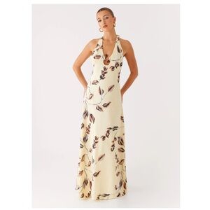 Peppermayo Elvina Halter Maxi Dress